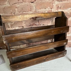 Revistero de Madera Rústico - imagen 6