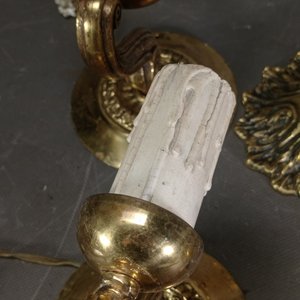 Lote de 5 Apliques de Bronce para Pared - imagen 3