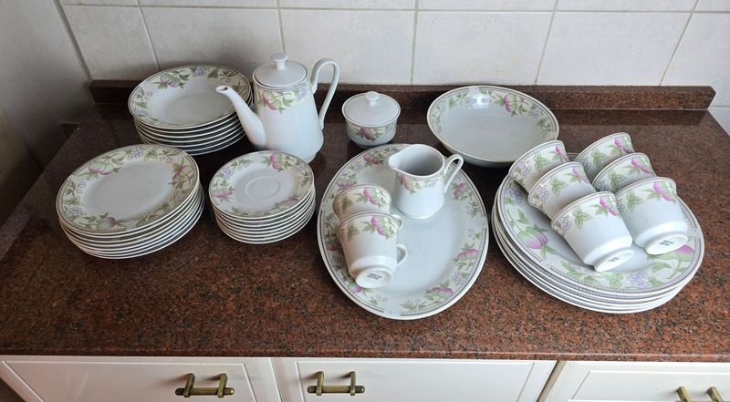 Juego de Vajilla de Porcelana China con Diseño de Frutas