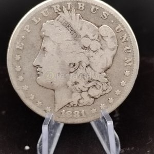Moneda Morgan Dollar 1881 Plata - imagen 2