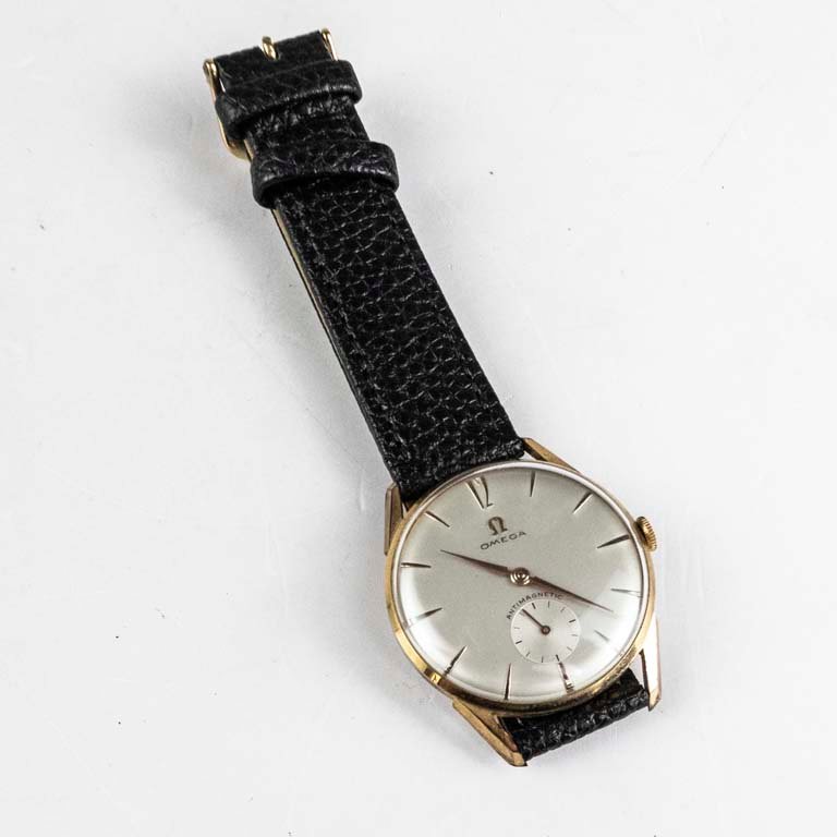 Reloj Omega Antimagnético con Malla de Cuero - imagen 2