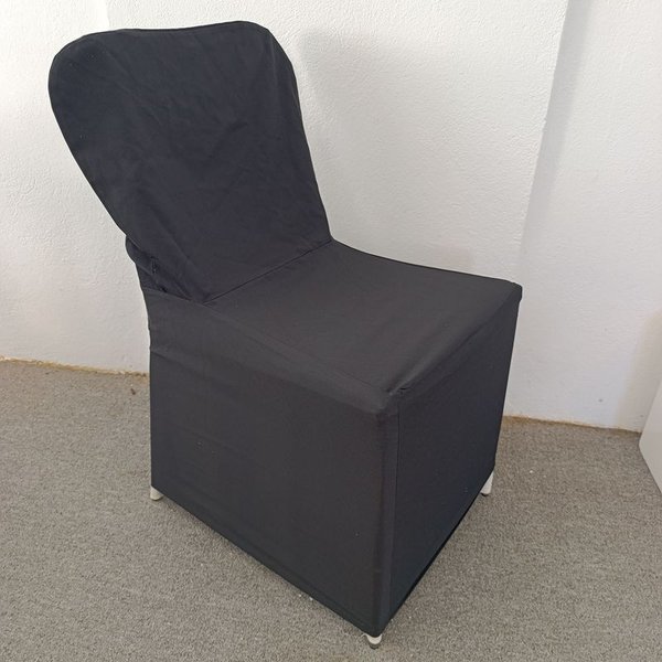 Fundas para sillas en tela de color negro - imagen 5