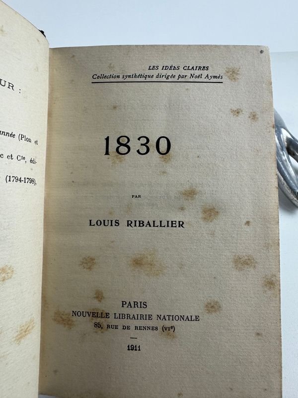 Libro antiguo de Louis Ribaillier Paris Nouvelle Librairie Nationale - imagen 3