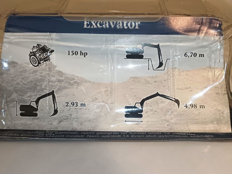 Modelos de maquinaria en caja original - Cargador compacto y excavadora - imagen 4
