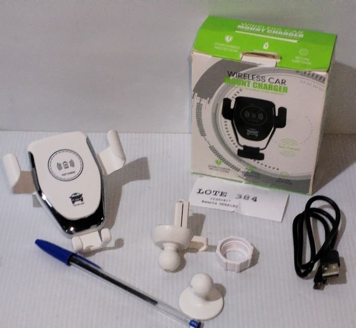Lote siguiente: Cargador inalámbrico para auto con cargador inalámbrico, nuevo en caja