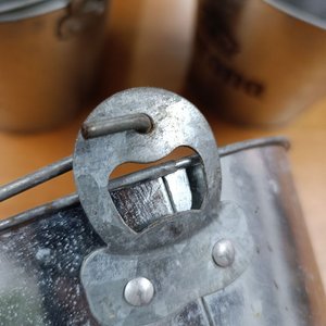 Juego de 4 Hieleras Galvanizadas "Corona" - imagen 4