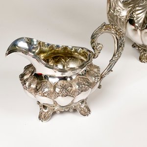 Juego de Té de Plata Inglesa Georgiana, Siglo XIX - imagen 5