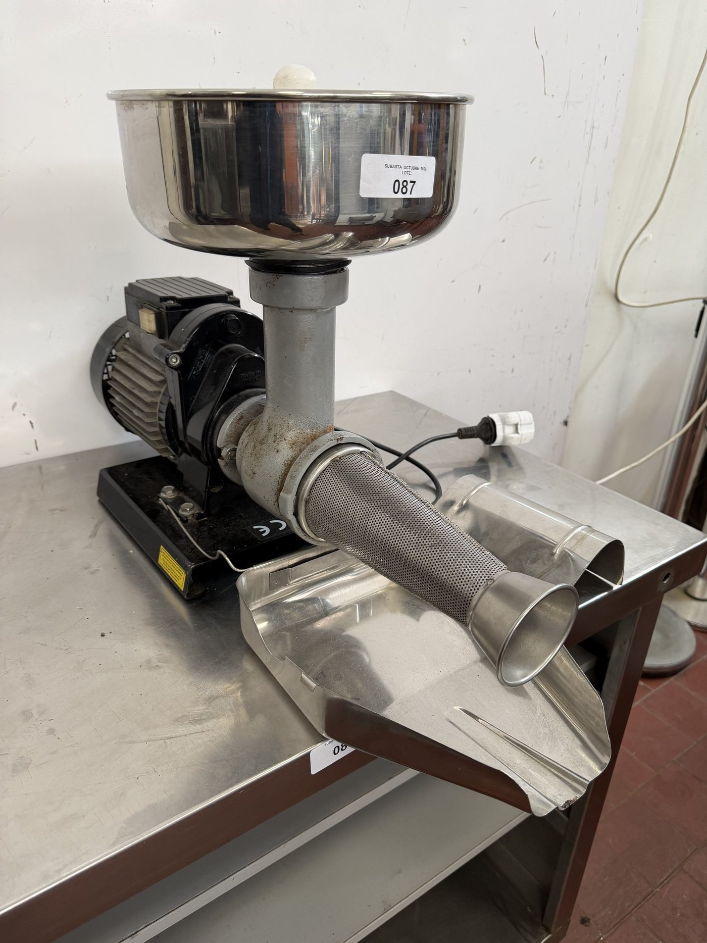 Exprimidor Triturador Profesional Reber 9000 Italy N°5 Eléctrico