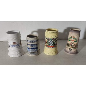 Lote siguiente: Jarras de Colección: Norteña Torneo Seven '98 y Semana de la Cerveza