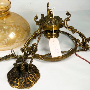 Colgante de Bronce con Tulipa Amarilla Grabada - imagen 3