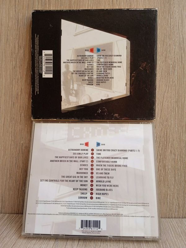 Lote siguiente: CD Doble lo Mejor de PINK FLOYD en Caja con Libro