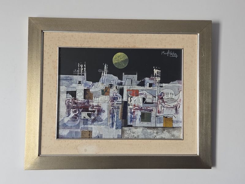Técnica Mixta "Noche Lunar" del Artista Pavlozki