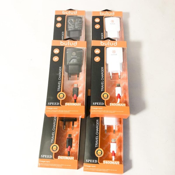 Seis Cargadores Tipo C Bulud 2400mAh - imagen 1