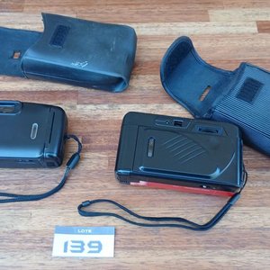 Lote de Colección: Radio Panasonic R-1029, Calculadora Eletac, Cámaras Kyocera Yashica y Konica Pop - imagen 6