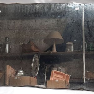 Lote siguiente: Espejo Biselado Rectangular con Marco de Madera