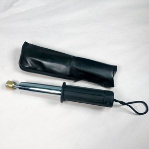 Bastón Retráctil Columbia con Mango Negro y Funda de Cuero - imagen 2