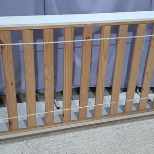 Base de Cama Blanca con Sommier de Madera - imagen 2