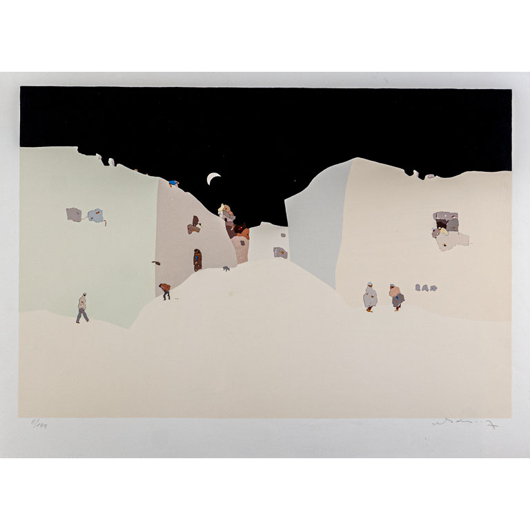 Lote anterior: Serigrafía de Bruno Widmann - Obras de arte abstracto