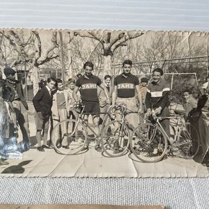Cantimplora de Aluminio "Tourn" y Fotos de Ciclismo Antiguo - imagen 2