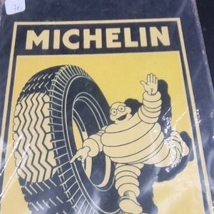 Chapa Decorativa Michelin con Bibendum - imagen 3