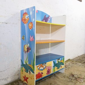 Estantería Infantil 3 Niveles con 2 Cajones Temática Marina - imagen 4