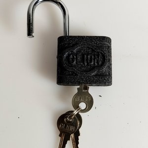 Pack de 24 Candados Negros de 40 mm con Llaves - imagen 4