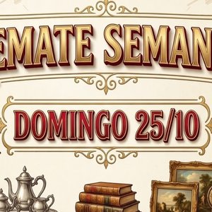 Lote anterior: Remate Semanal Domingo 25/10: Oportunidad en Subasta