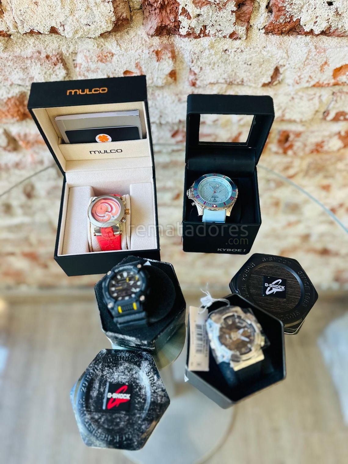 Lote de 4 Relojes de Marca: Mulco y G-Shock