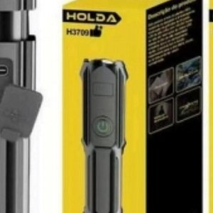Linterna Táctica Recargable USB Marca HOLDA H3709 con Pantalla Digital - imagen 3