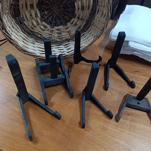 Cesto de Mimbre con 6 Soportes para Platos y Bandejas - imagen 2