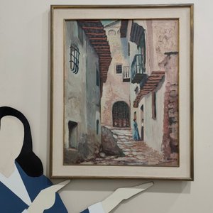 Sergio Biancuyo, Óleo sobre Lienzo con Marco Dorado - imagen 6