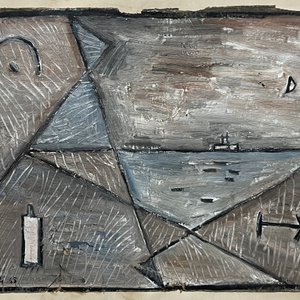 Lote siguiente: Marta Morandi "Composición" Óleo sobre Cartón - 1965