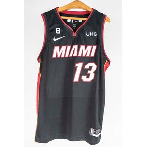 Camiseta de Básquetbol Miami Heat Adebayo #13 Negra Talle XL - imagen 1
