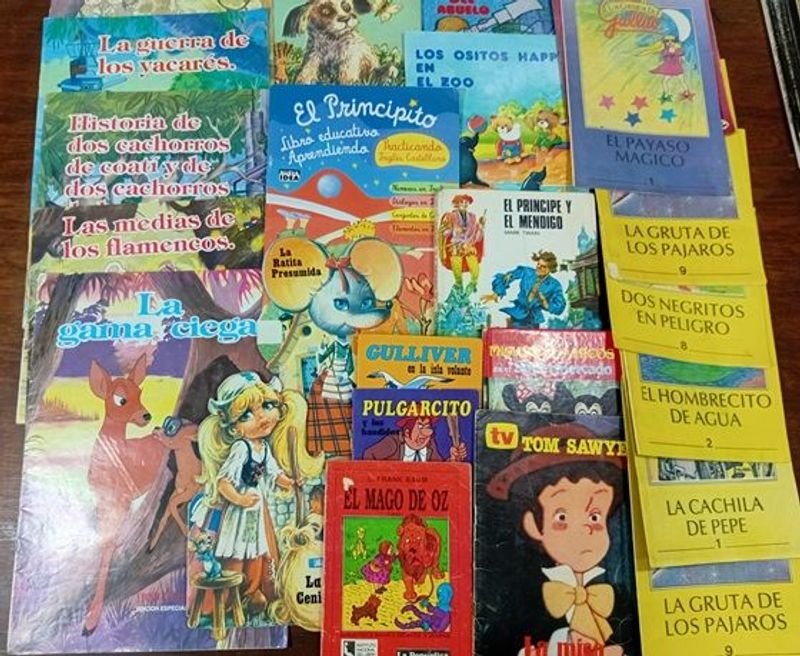 Lote de Libros y Revistas Infantiles de Lectura Variada