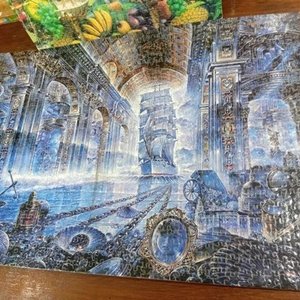 Par de Puzzles Completos Plastificados: Carnaval y Barco a Vela - imagen 4