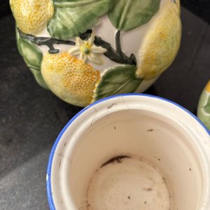 Jarra, Azucarera y Jarrón Decorativos Estilo Italiano con Limones - imagen 4
