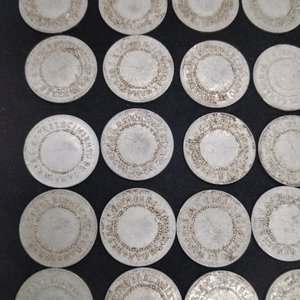 Lote de 40 Fichas de Ganadería Uruguayas de Aluminio - imagen 6