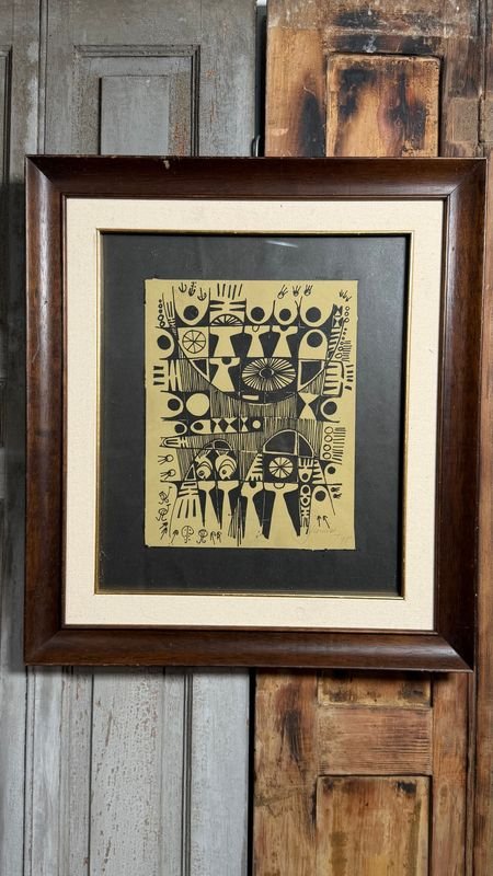 Serigrafía Original de Jaime Nowinski Firmada y Fechada