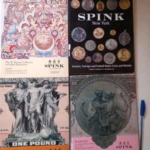 11 Catálogos de Numismática Americana y Mundial de Spink y Christie's (Años 90) - imagen 4
