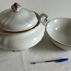 Sopera y Ensaladera de Porcelana Alemana Bavaria Hutschenreuther - imagen 2