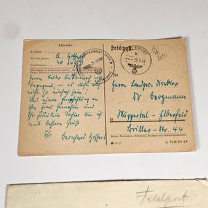 Sobre con Feldpost de la Segunda Guerra Mundial: Cartas y Sellos - imagen 3