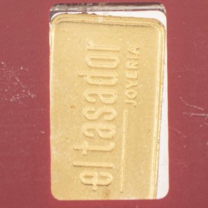 Lote siguiente: Lingote de Oro Fino 999 "El Tasador" - 1 Gramo
