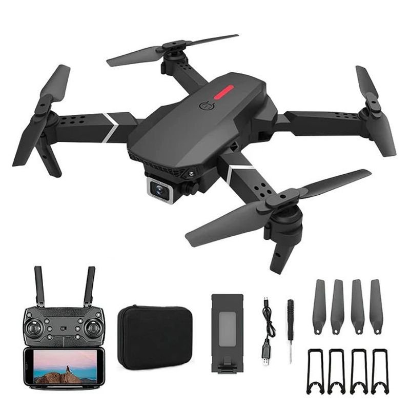 Drone Profesional 4K HD con Cámara Dual, Control Remoto y Estuche Incluido