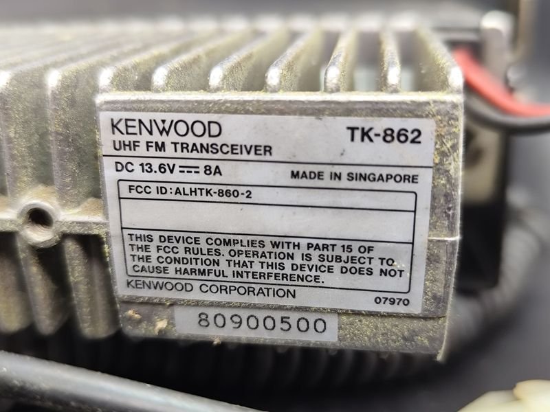 Radio Kenwood modelo TK-862 - con soporte, prende y modula perfectamente - imagen 8