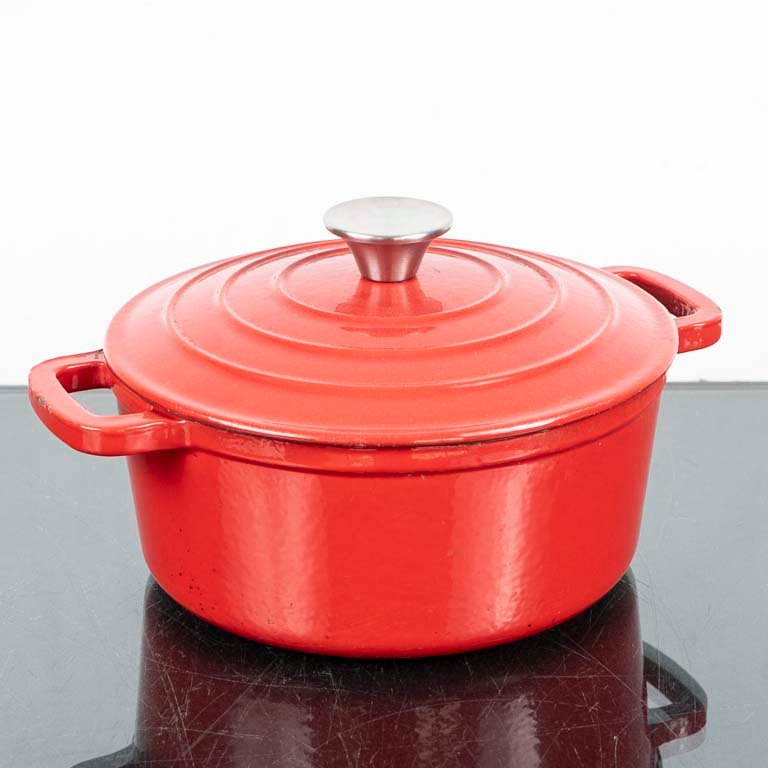 Lote anterior: Olla de hierro esmaltada color rojo MGF FERRO