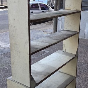 Estantería Antigua de Madera Pintada - imagen 4