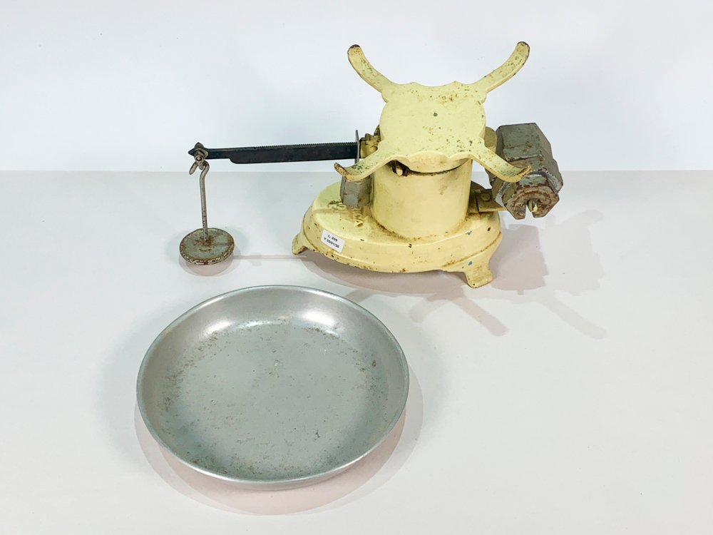 Balanza de hierro fundido para 10 kg con plato de aluminio y pesas - imagen 3
