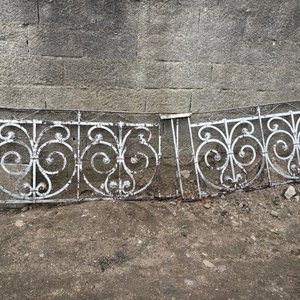 Lote anterior: Portón Bajo de Hierro Forjado con Diseño Ornamental