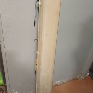 Lote de Arañas de Bronce y Madera con Tulipán y Plafón - imagen 9