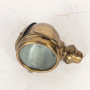 Farol de Cachila de Bronce y Metal con Abolladuras - imagen 2